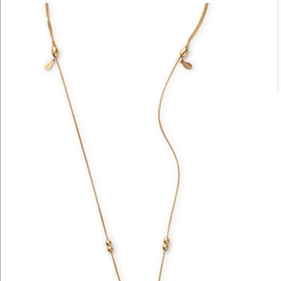 Alex and Ani Earth Sultry Sodalite Pendant Necklace with Station Beads 14kt GP - Picture 4 of 16